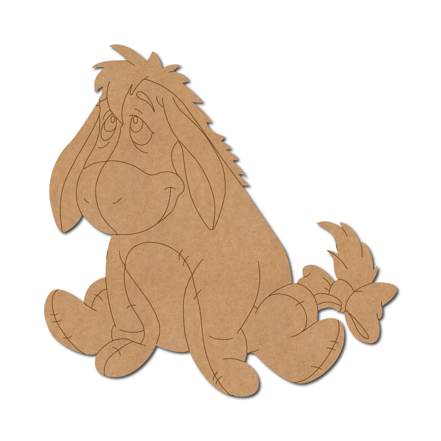 Winnie The Pooh Donkey Pre Marked MDF Design 1