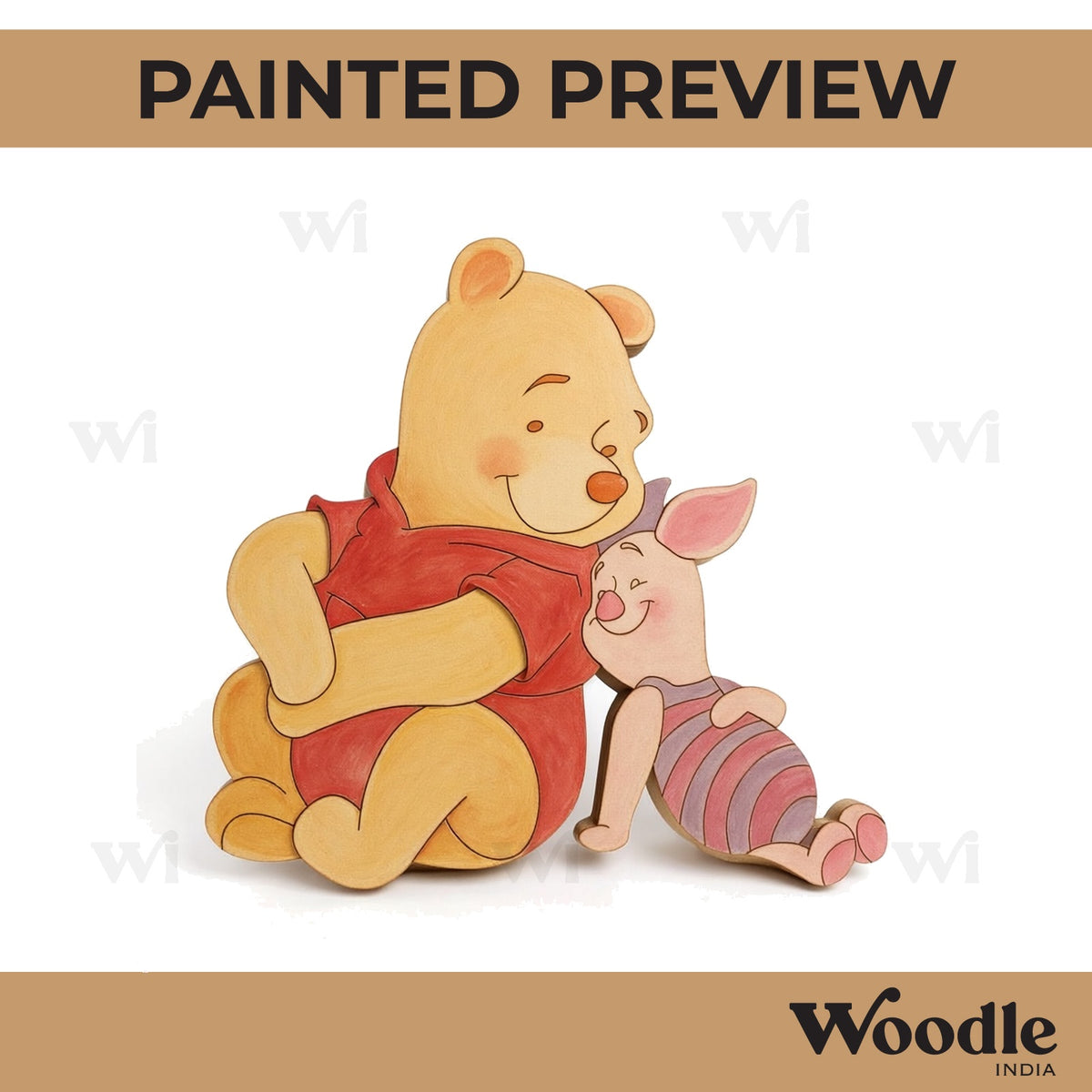 Winnie The Pooh Pre Marked MDF Design 10