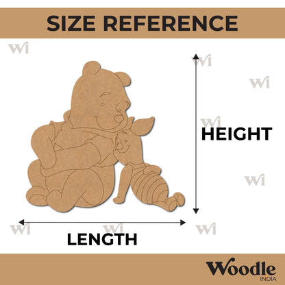 Winnie The Pooh Pre Marked MDF Design 10