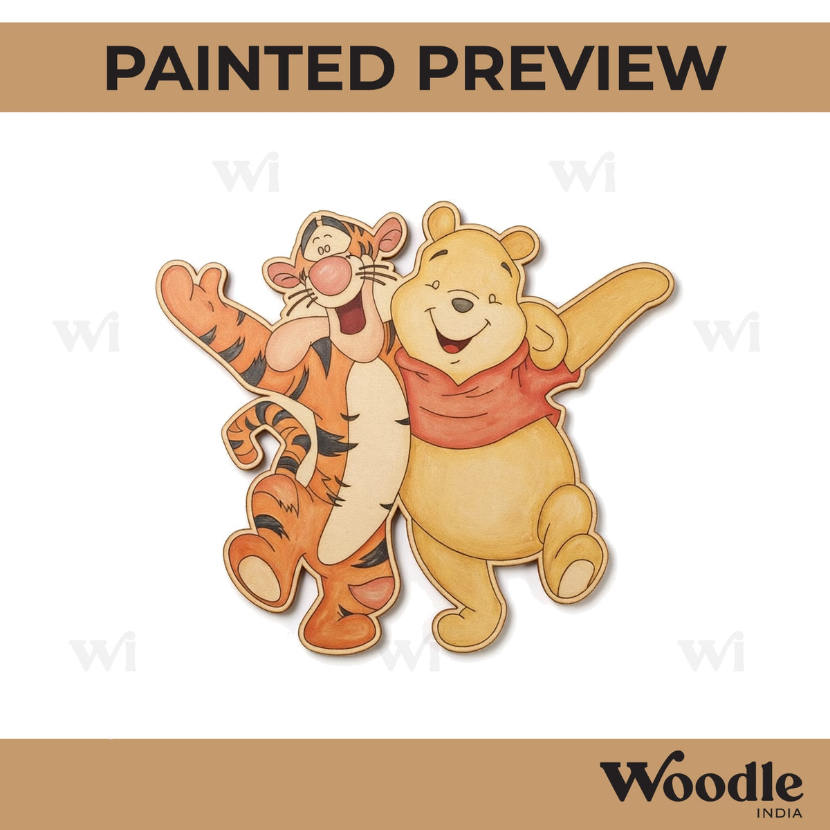 Winnie The Pooh Pre Marked MDF Design 11