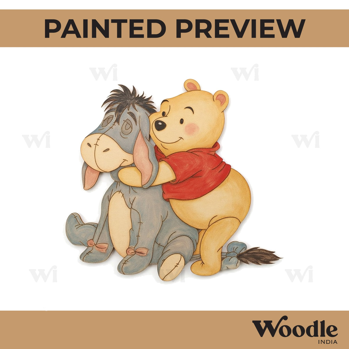Winnie The Pooh Pre Marked MDF Design 12
