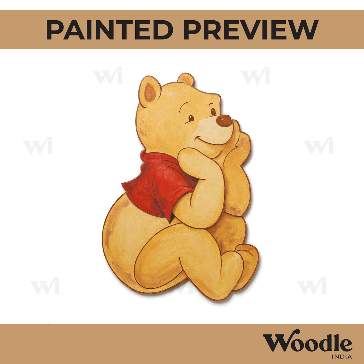 Winnie The Pooh Pre Marked MDF Design 13
