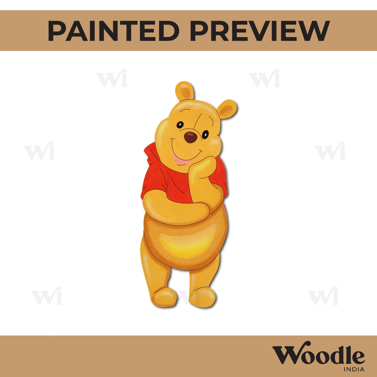 Winnie The Pooh Pre Marked MDF Design 2