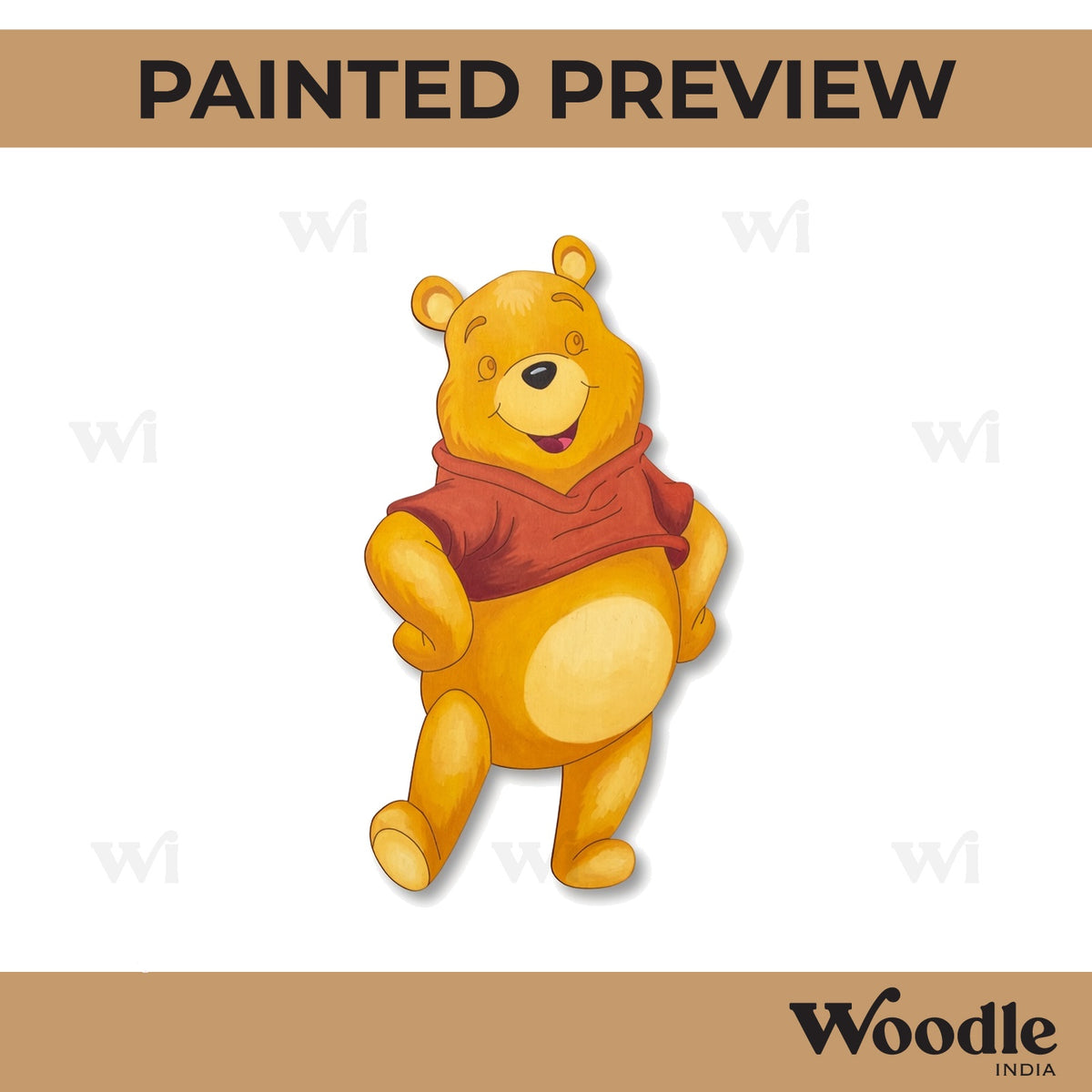 Winnie The Pooh Pre Marked MDF Design 5