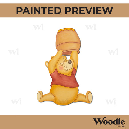 Winnie The Pooh Pre Marked MDF Design 7