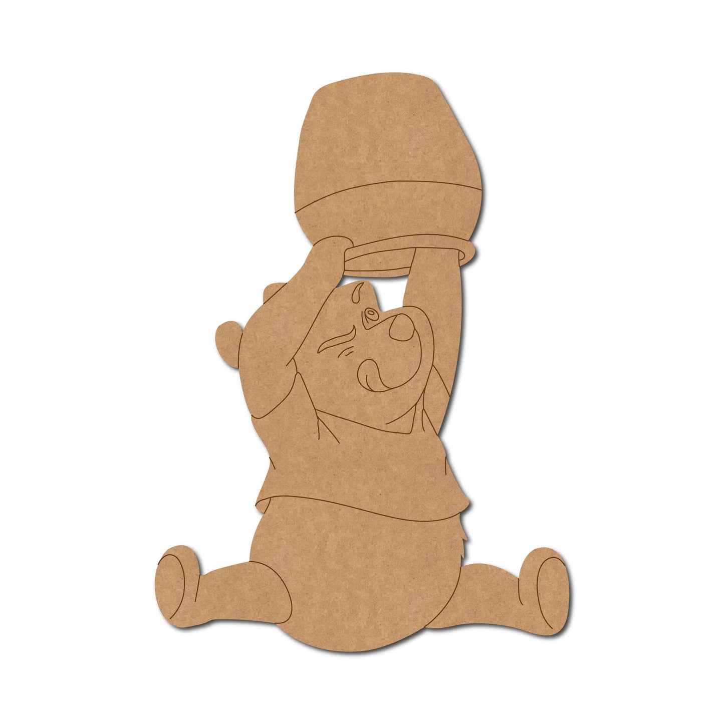 Winnie The Pooh Pre Marked MDF Design 7