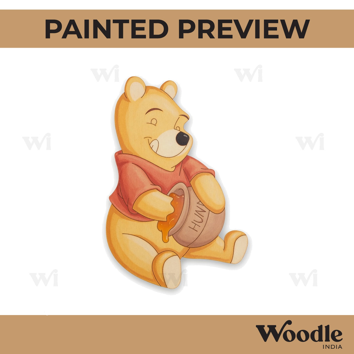 Winnie The Pooh Pre Marked MDF Design 8