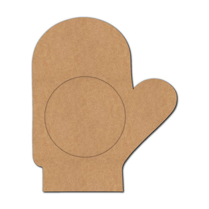 Winter Glove Diya Tealight Holder MDF Design 1