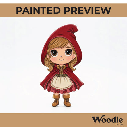 Witch Halloween Cartoon Pre Marked MDF Design 1