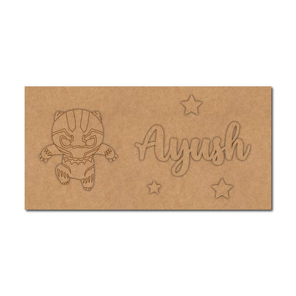 Wolverine Kids Nameplate MDF Design 2