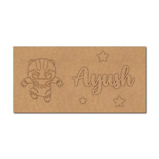 Wolverine Kids Nameplate MDF Design 2