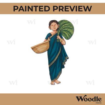 Woman Farmer Pre Marked MDF Design 2