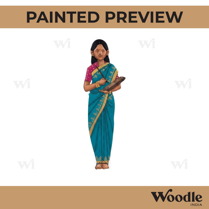 Woman Poet Pre Marked MDF Design 1
