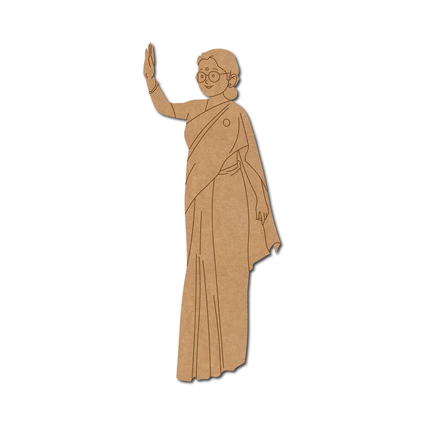 Woman Politician Pre Marked MDF Design 3