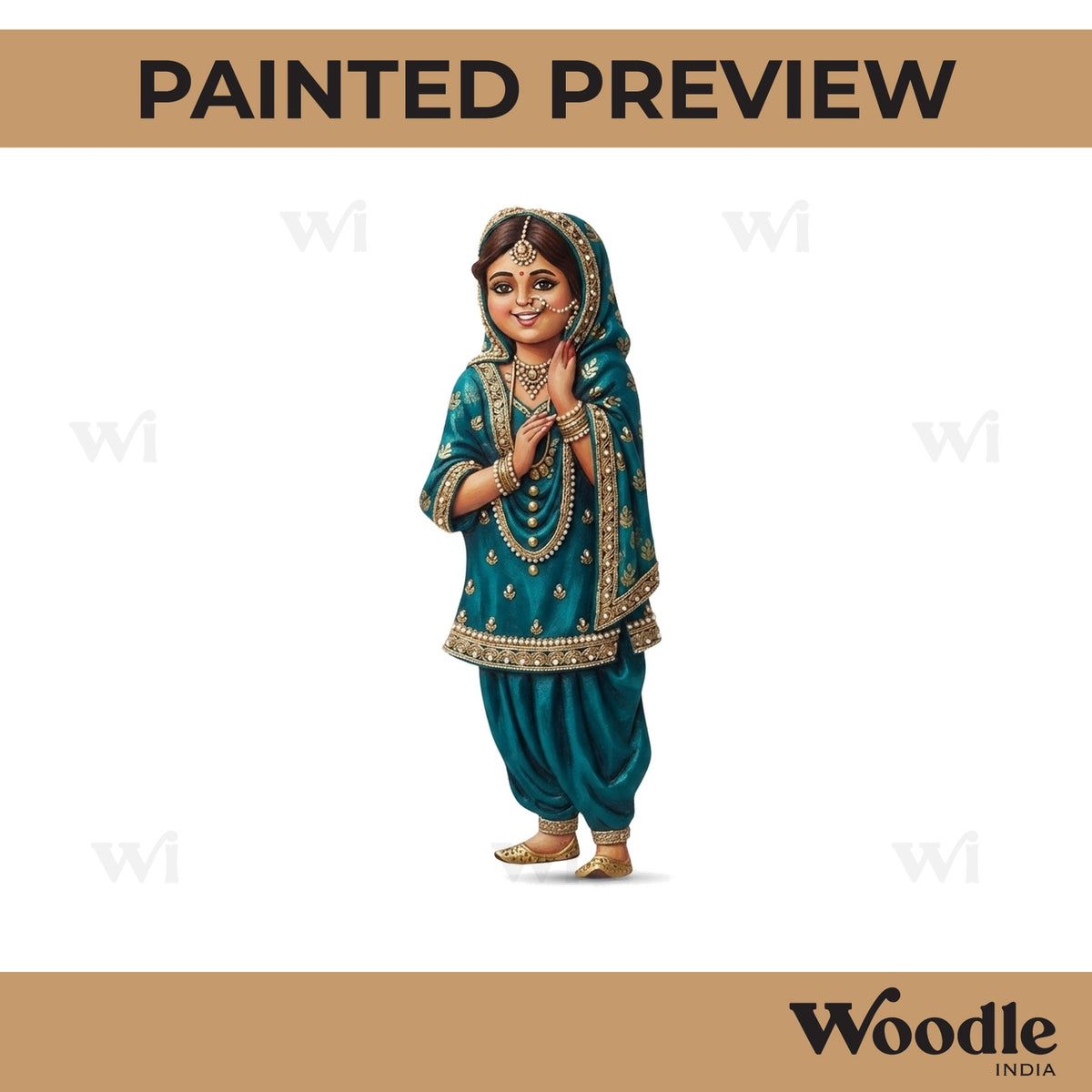 Woman Pre Marked MDF Design 10