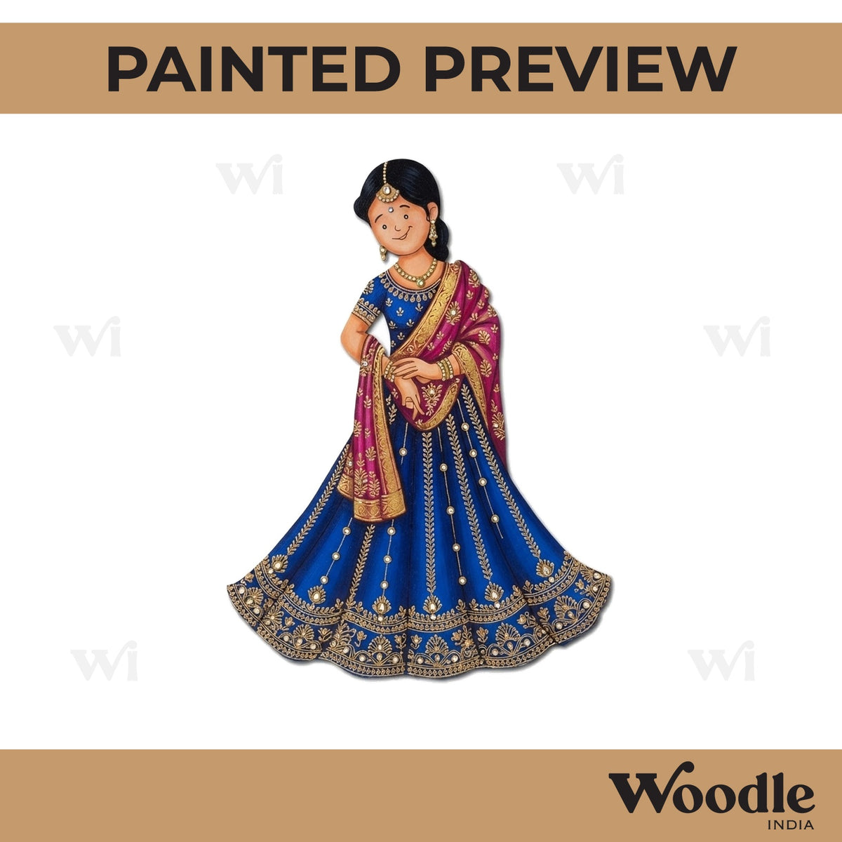 Woman Pre Marked MDF Design 15