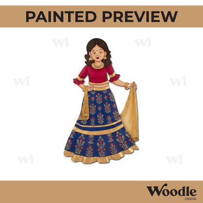 Woman Pre Marked MDF Design 16