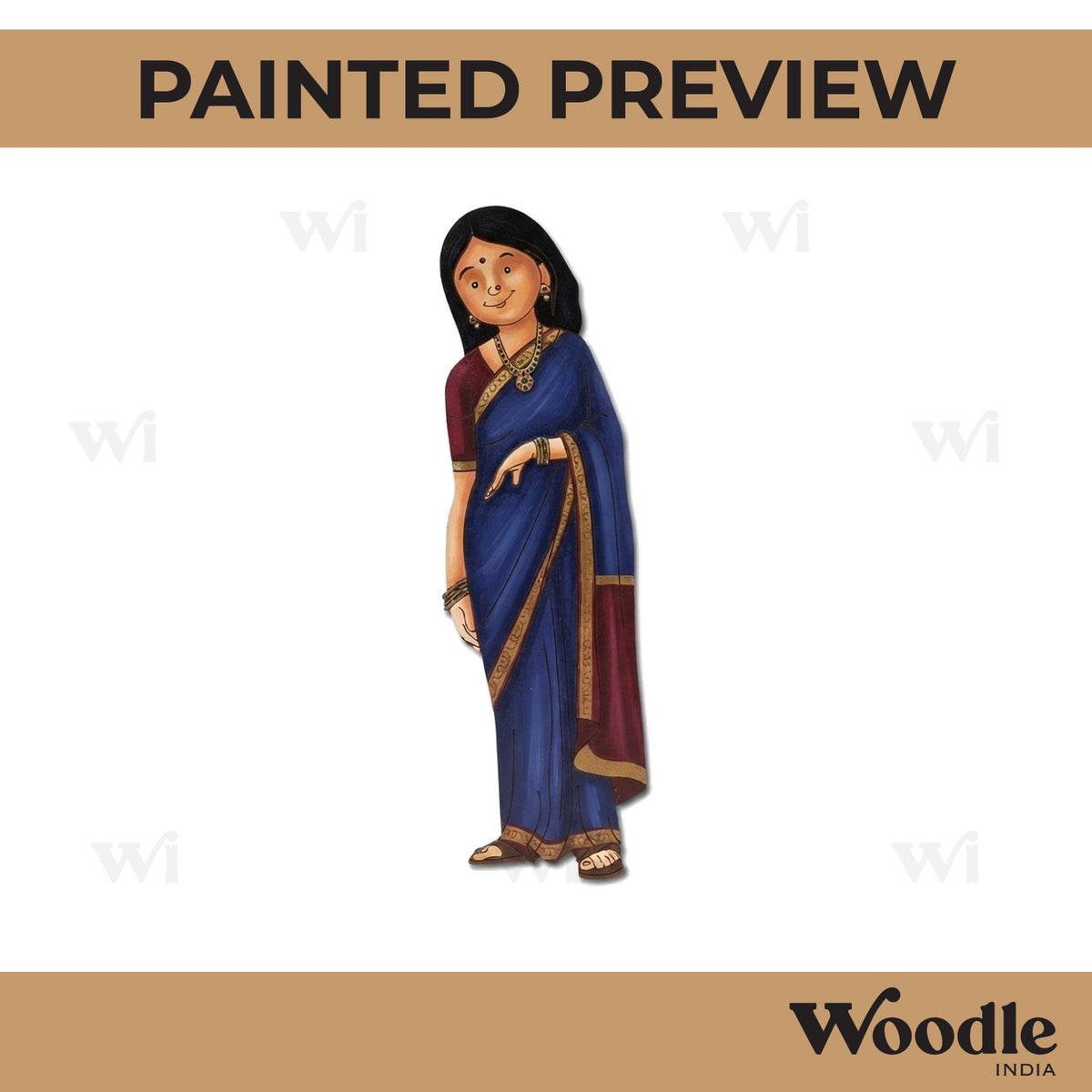 Woman Pre Marked MDF Design 17