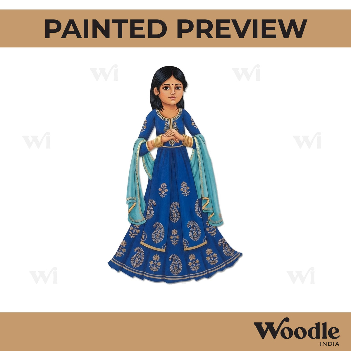 Woman Pre Marked MDF Design 18