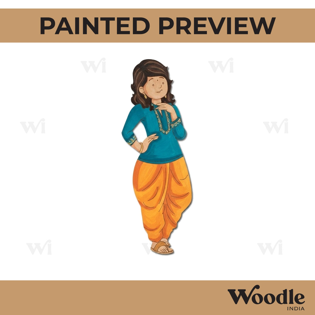 Woman Pre Marked MDF Design 19