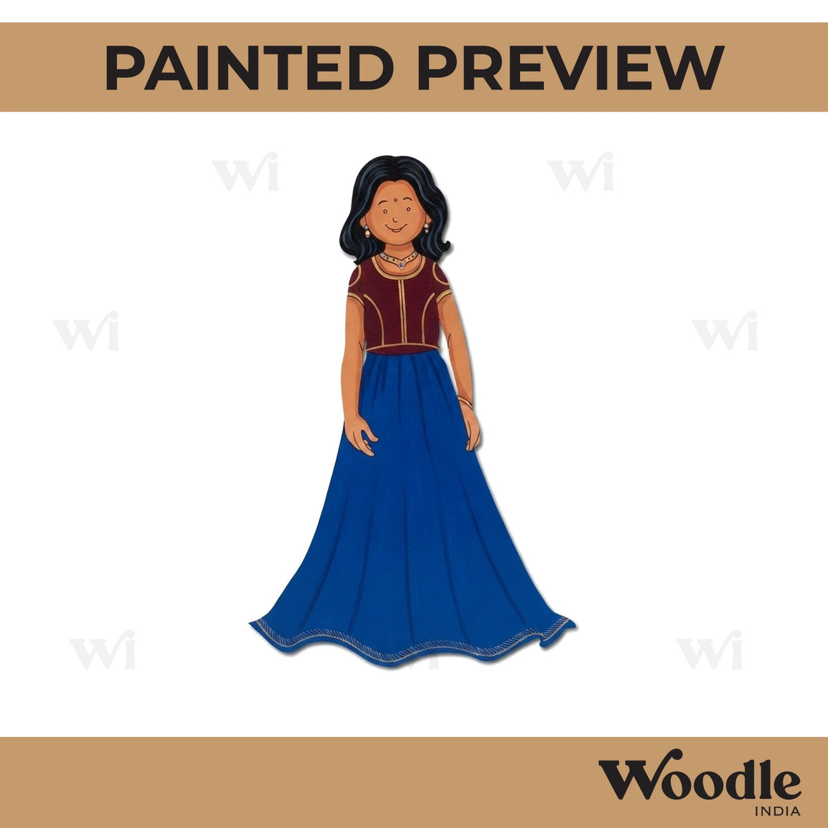 Woman Pre Marked MDF Design 21