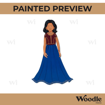 Woman Pre Marked MDF Design 21