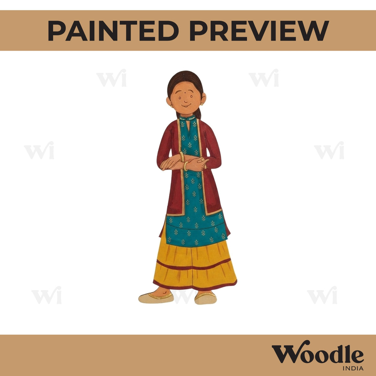 Woman Pre Marked MDF Design 23