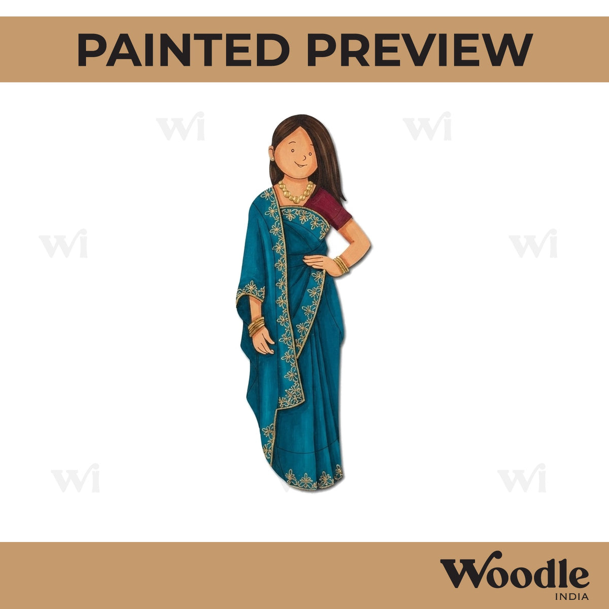Woman Pre Marked MDF Design 27