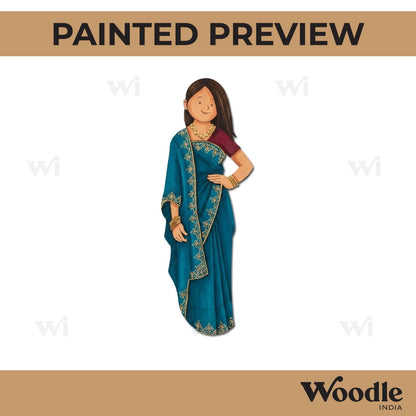 Woman Pre Marked MDF Design 27