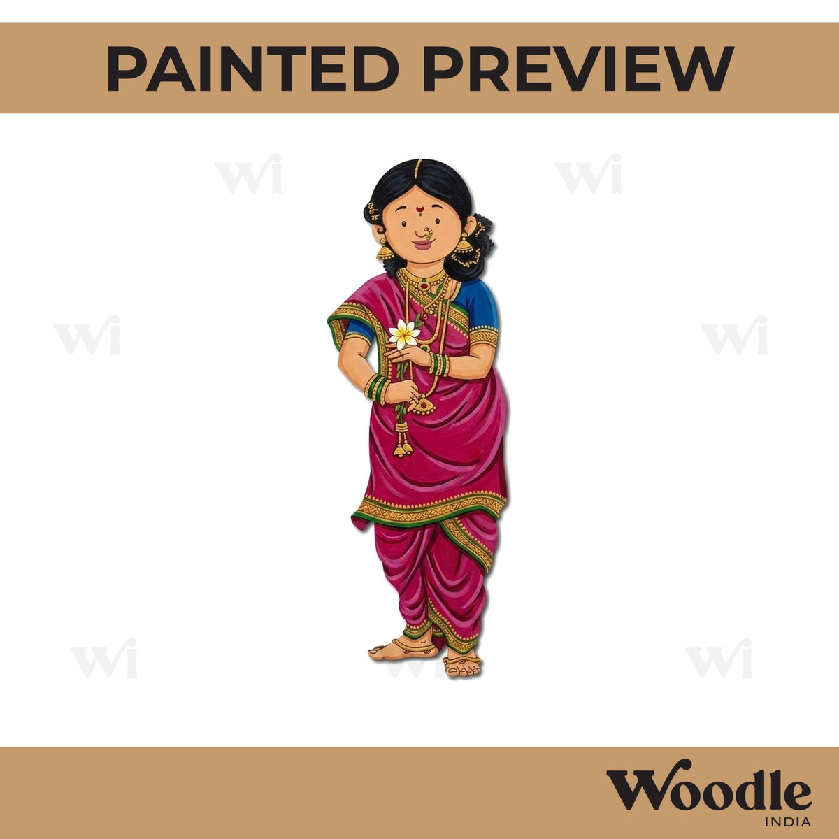 Woman Pre Marked MDF Design 3