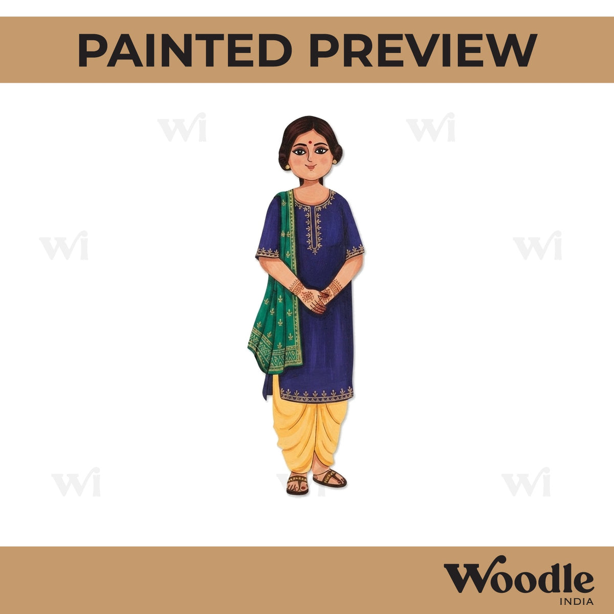 Woman Pre Marked MDF Design 38