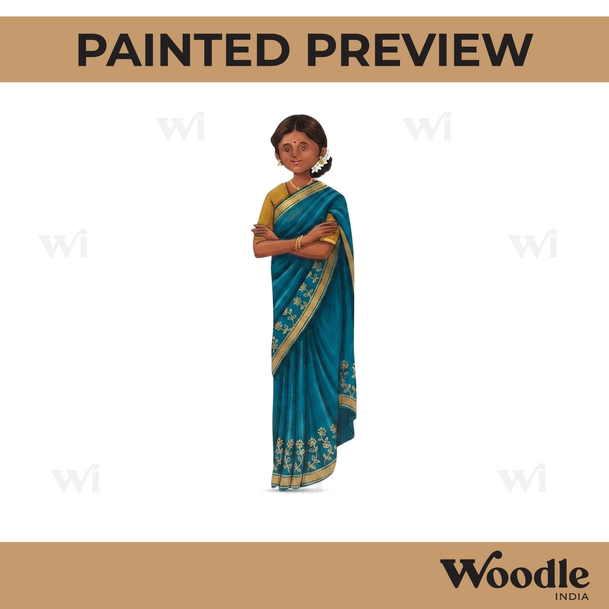 Woman Pre Marked MDF Design 39