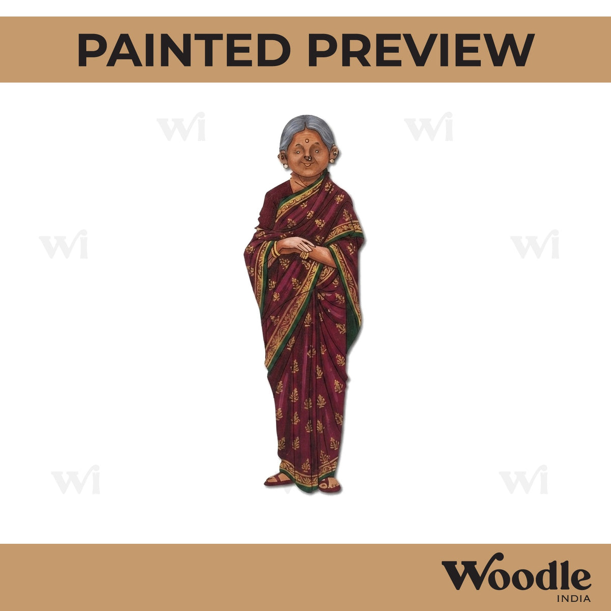 Woman Pre Marked MDF Design 41