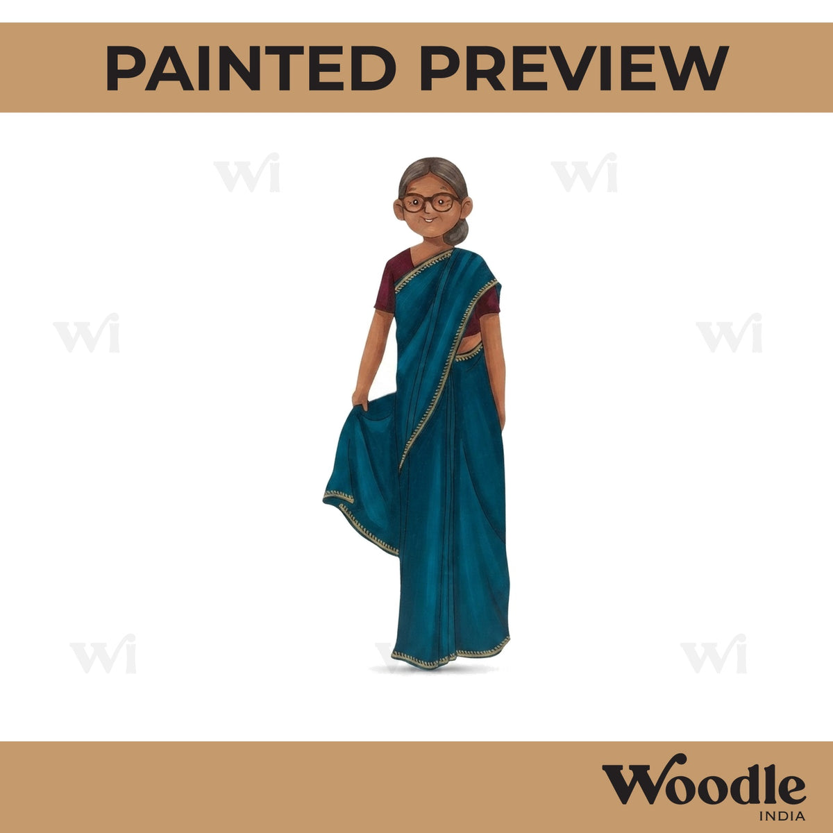 Woman Pre Marked MDF Design 44