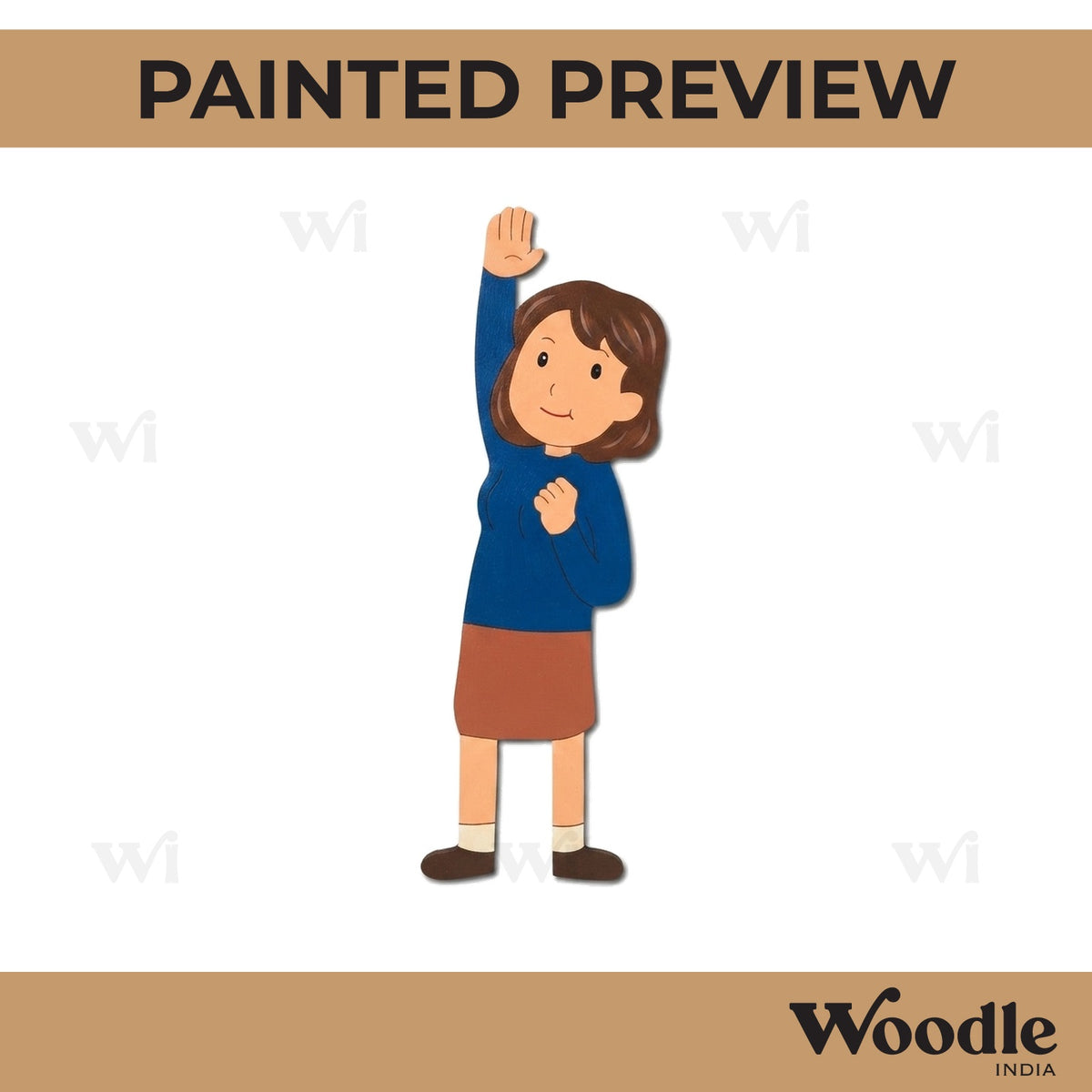 Woman Pre Marked MDF Design 46