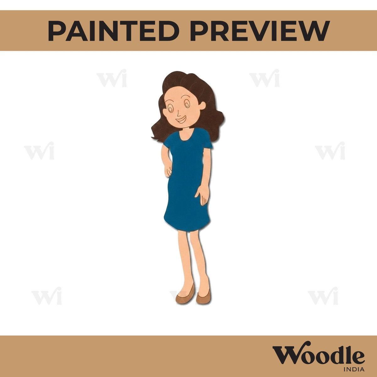 Woman Pre Marked MDF Design 49