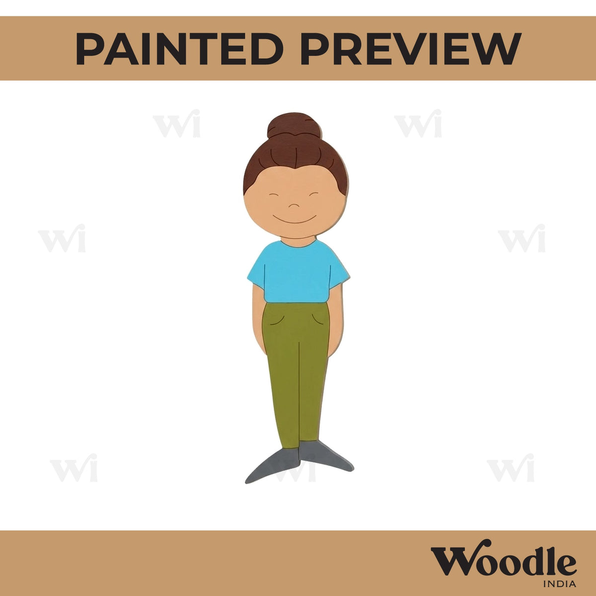 Woman Pre Marked MDF Design 5