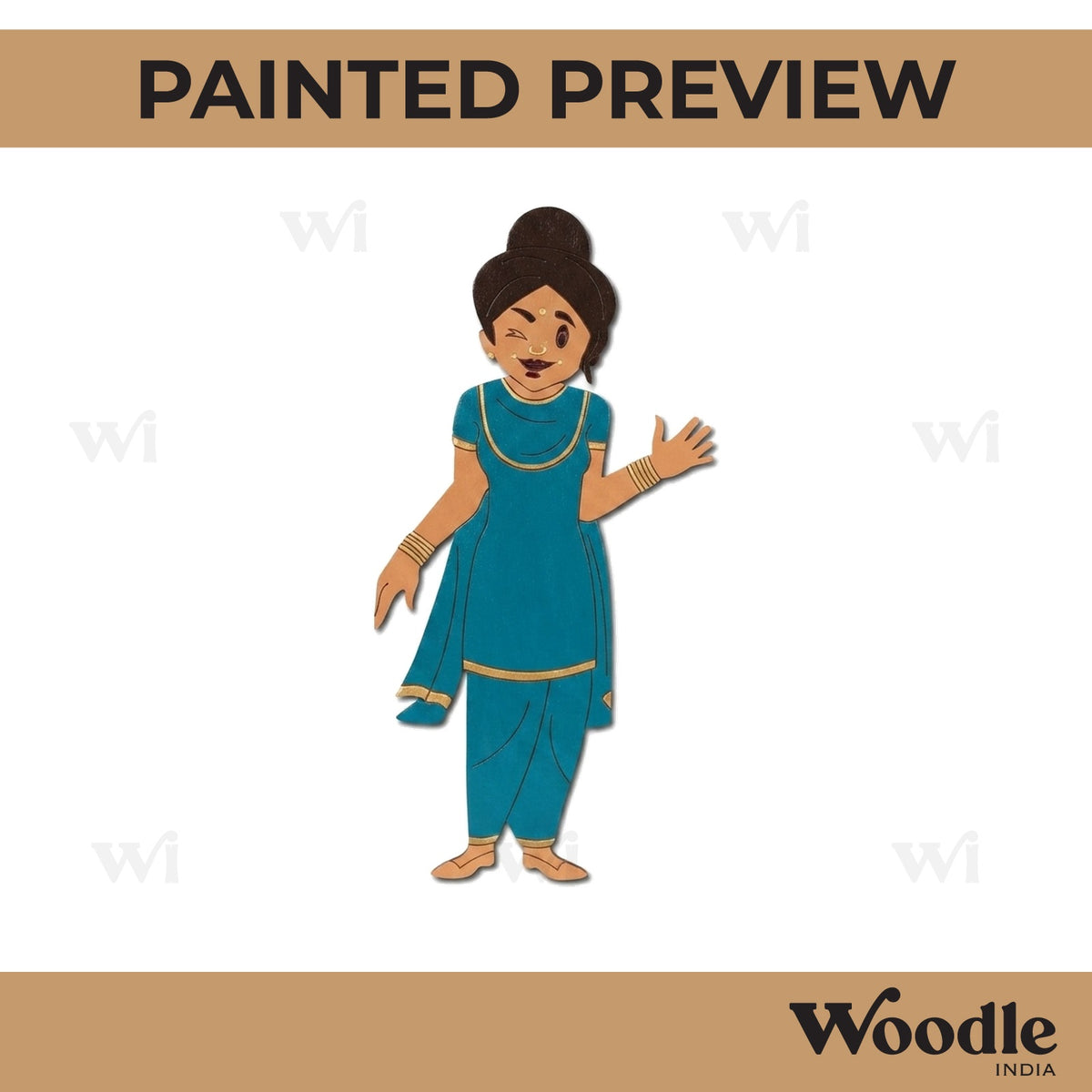 Woman Pre Marked MDF Design 50