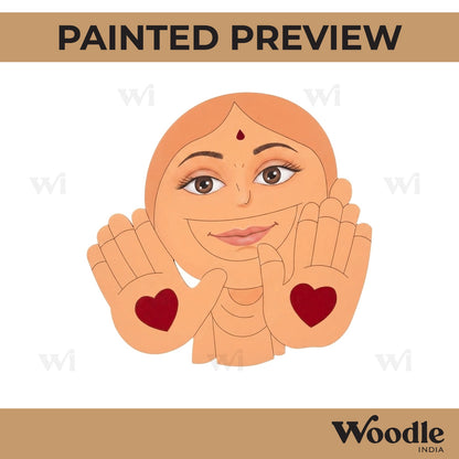 Woman Pre Marked MDF Design 51