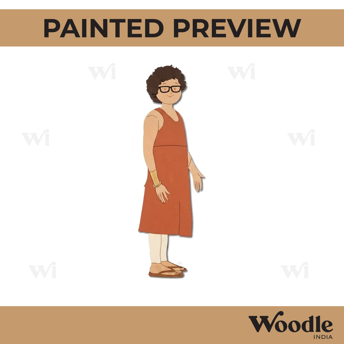 Woman Pre Marked MDF Design 55