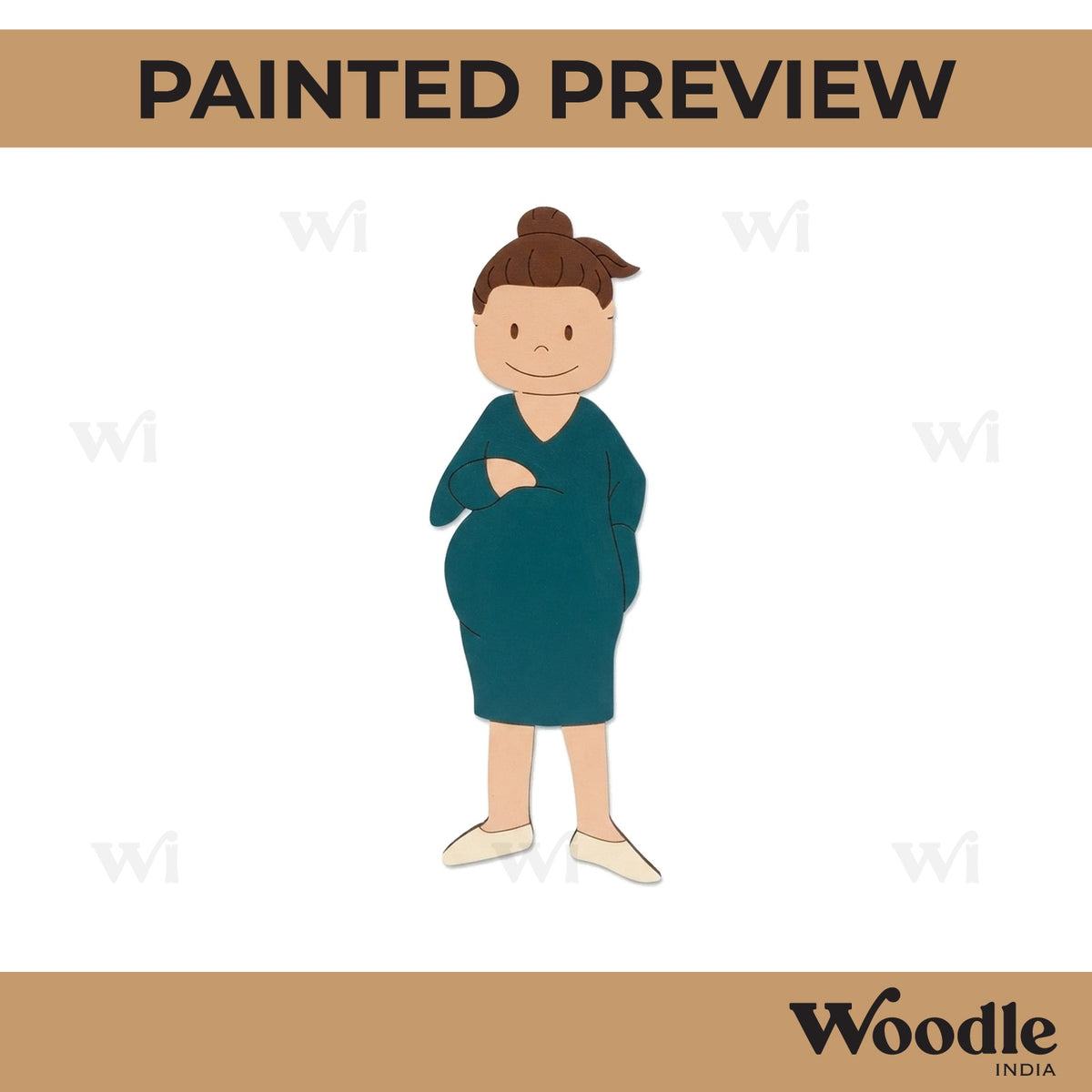 Woman Pre Marked MDF Design 6