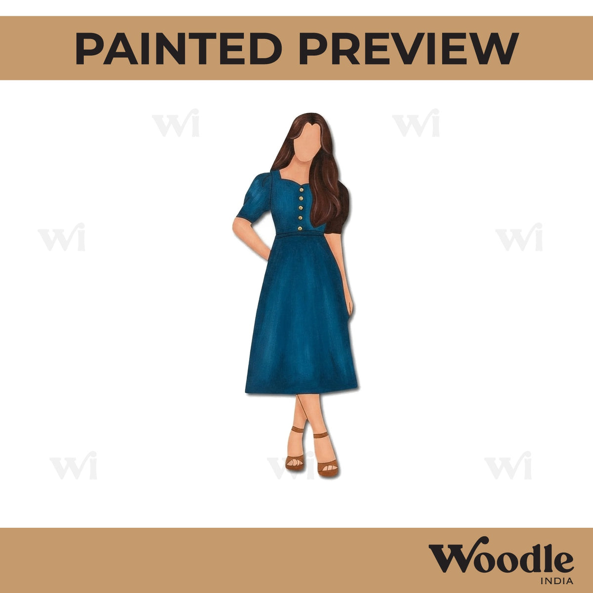 Woman Pre Marked MDF Design 62