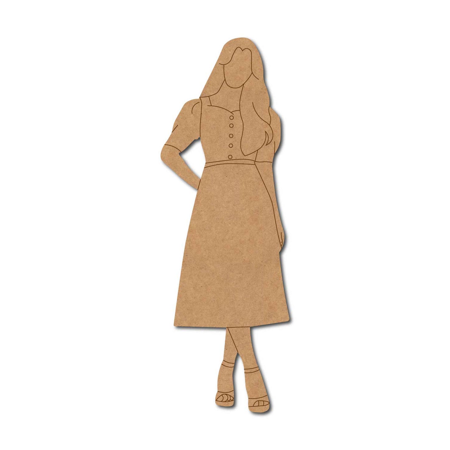 Woman Pre Marked MDF Design 62