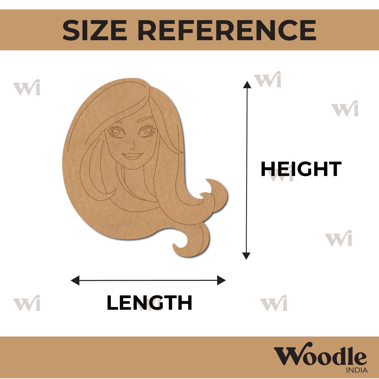 Woman Pre Marked MDF Design 64