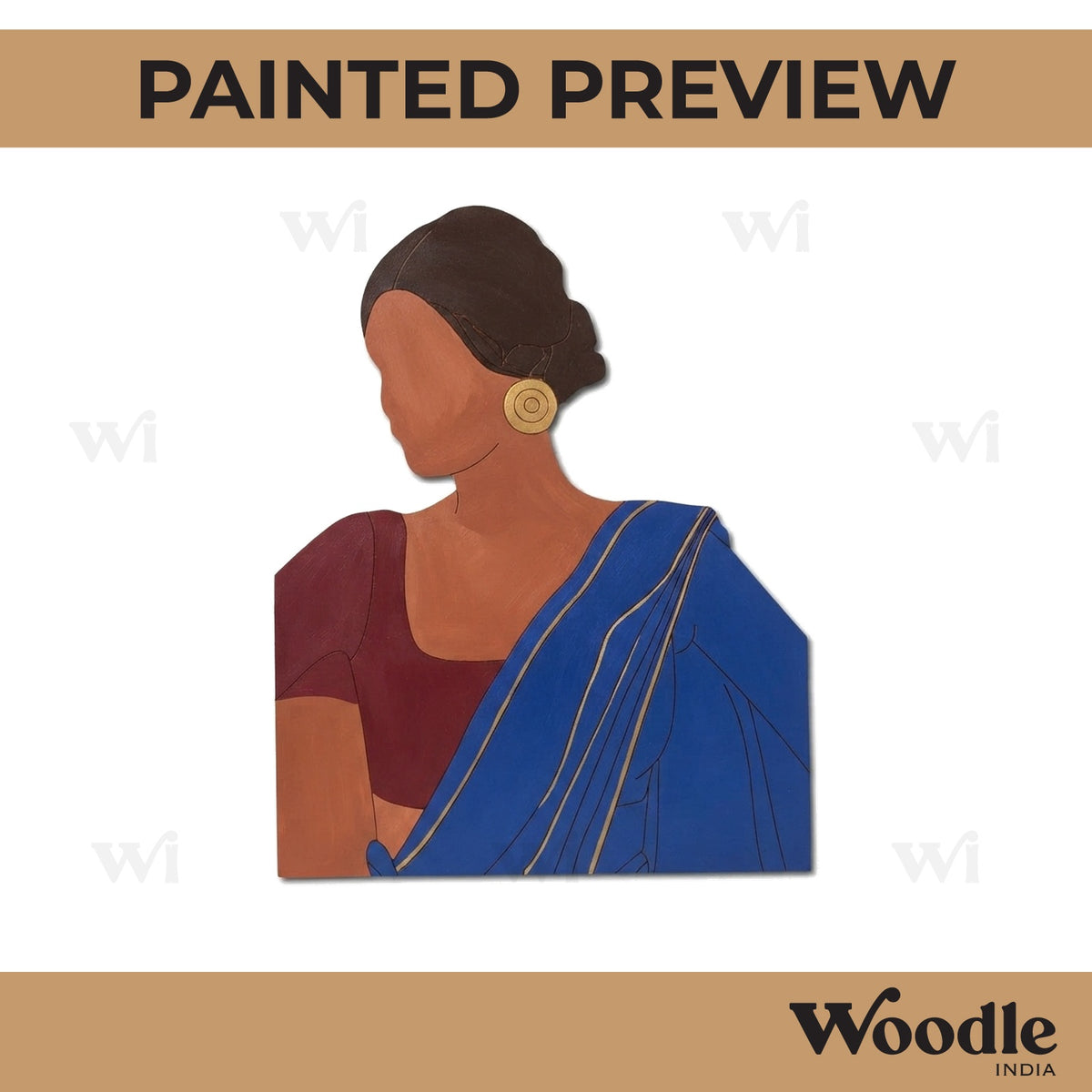 Woman Pre Marked MDF Design 65