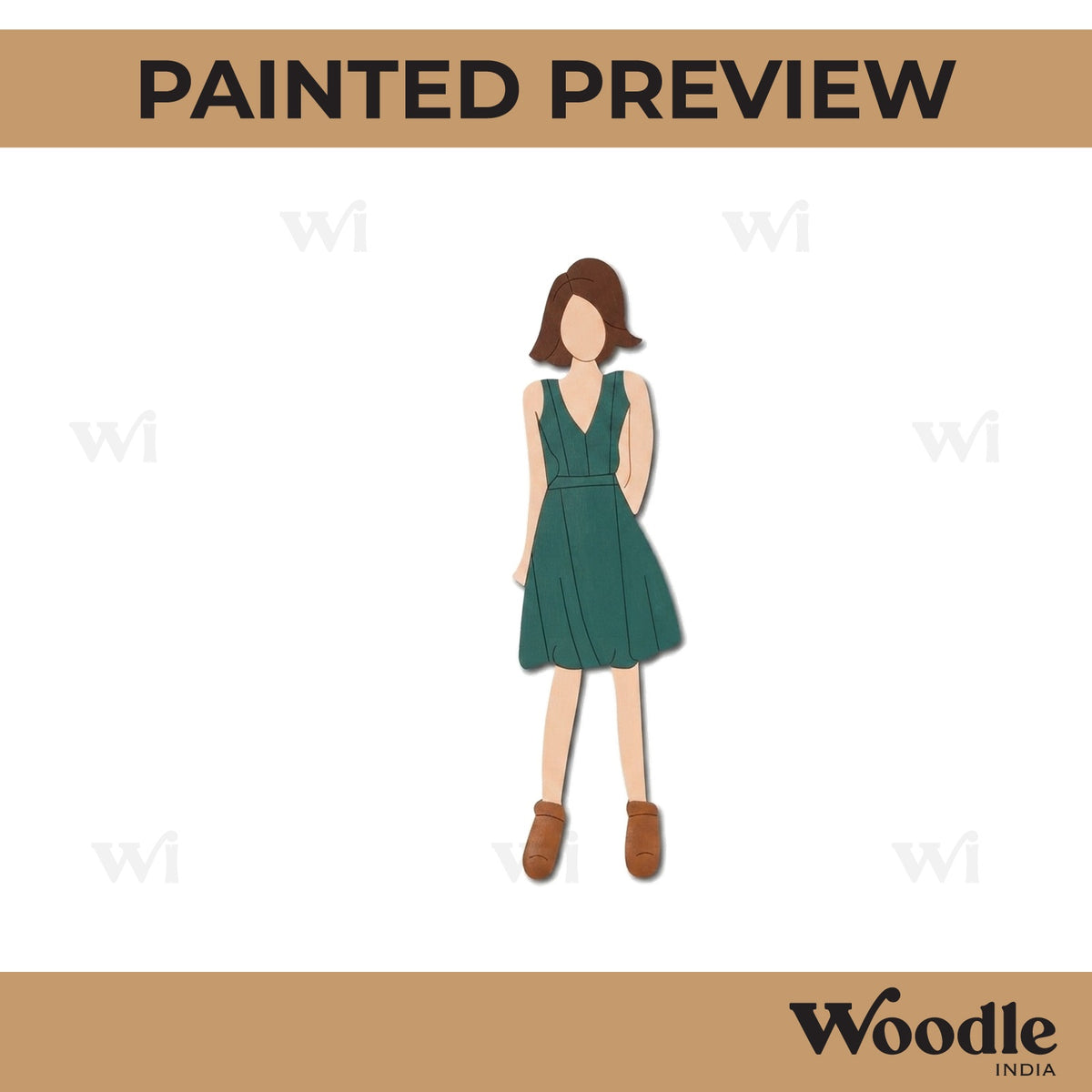 Woman Pre Marked MDF Design 66