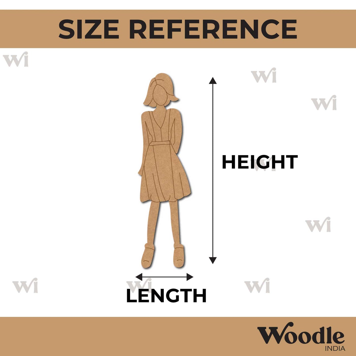 Woman Pre Marked MDF Design 66