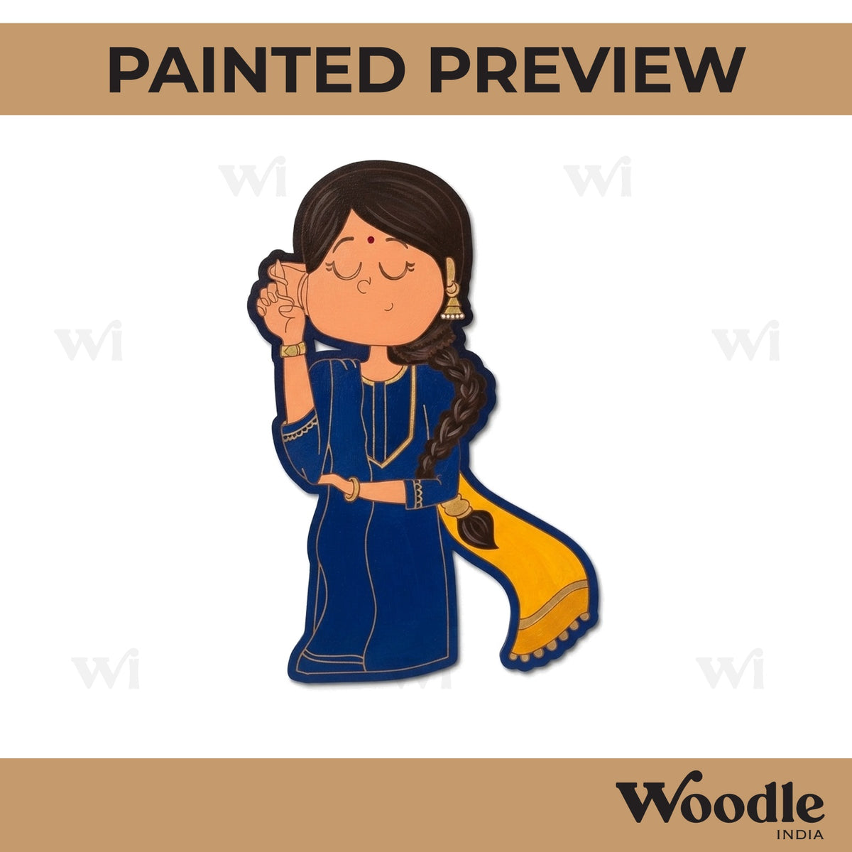 Woman Pre Marked MDF Design 8