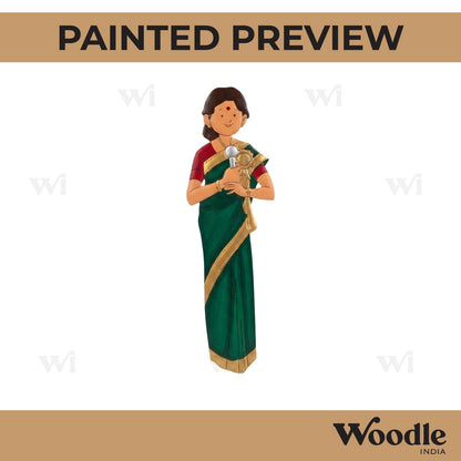 Woman Singer Pre Marked MDF Design 2