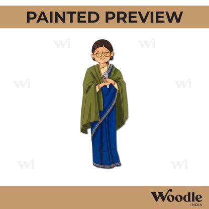 Woman Singer Pre Marked MDF Design 3